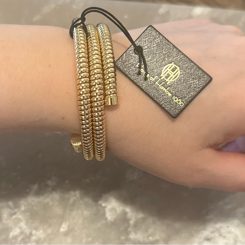 House of Harlow 1960 bracelet - snake stretch chain cuff